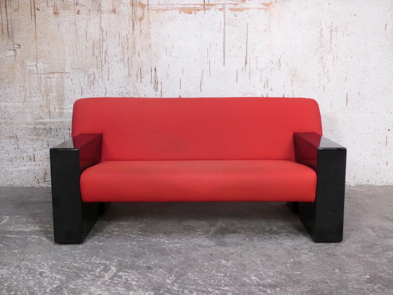 Image 1 of Artifort modèle 750 - Canapé sandwich - Rouge Kvadrat