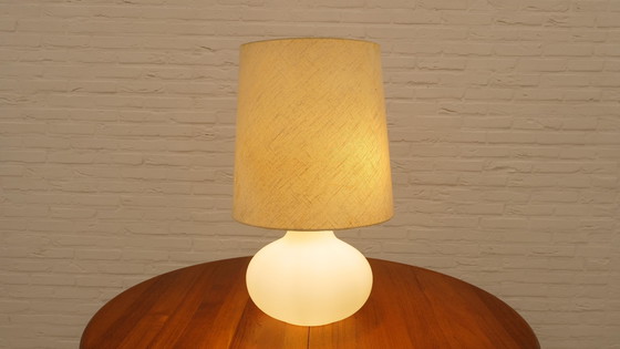 Image 1 of Table lamp | Limburg | Glass | White | Vintage