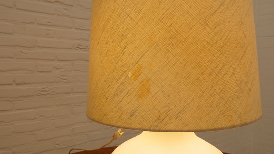 Image 1 of Table lamp | Limburg | Glass | White | Vintage