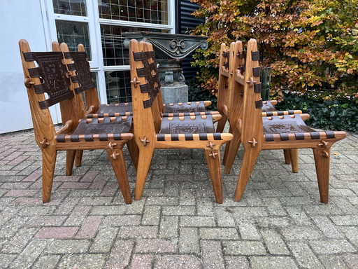 Chaises à manger Angel Pazmino, 1960