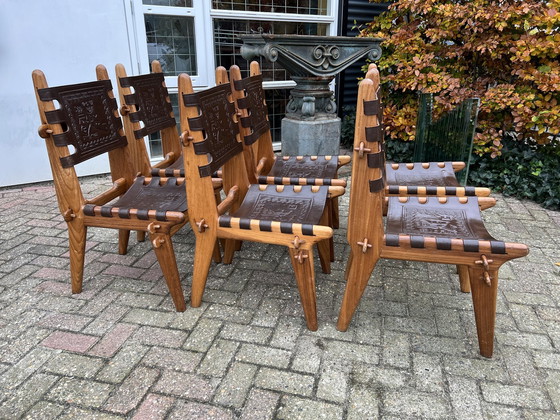 Image 1 of Chaises à manger Angel Pazmino, 1960