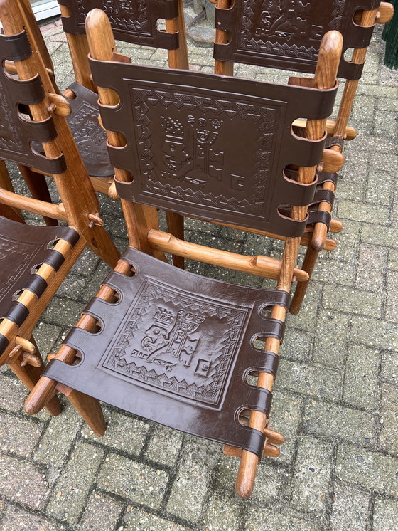 Image 1 of Chaises à manger Angel Pazmino, 1960