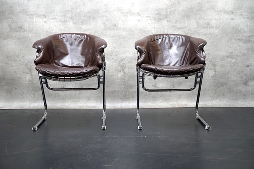 Chaises de salle à manger de Gastone Rinaldi pour Rima, années 1970, lot de 2