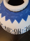 Isabelle de Borchgrave, Très grand vase design L Milieux De Vos Tables