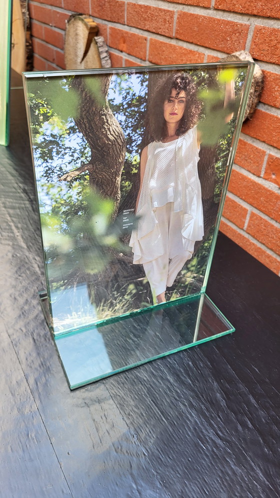 Image 1 of Custom made glass photo frame