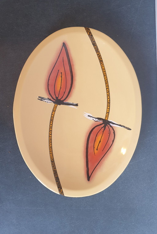 Jan Kamphuis, ceramic glazed dish