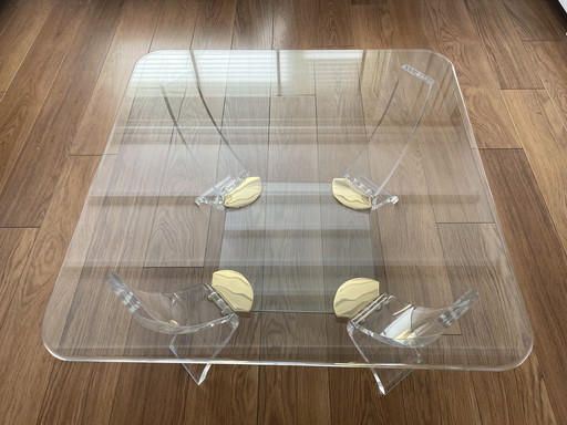 Curvasa Muebles Glass Coffee Table