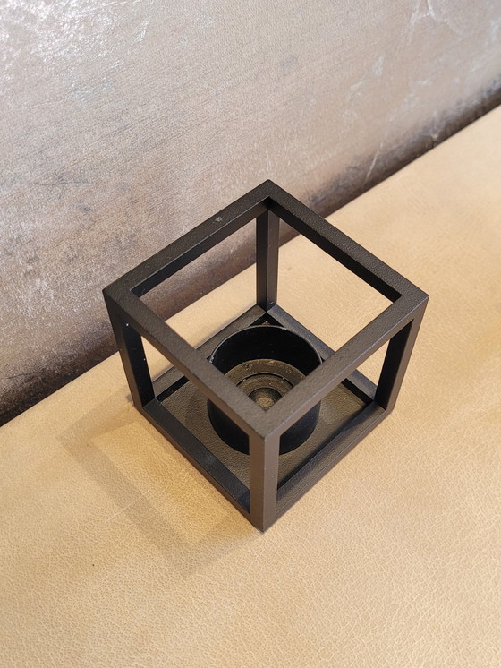 Image 1 of ByLassen Kubus 1 candlestick black