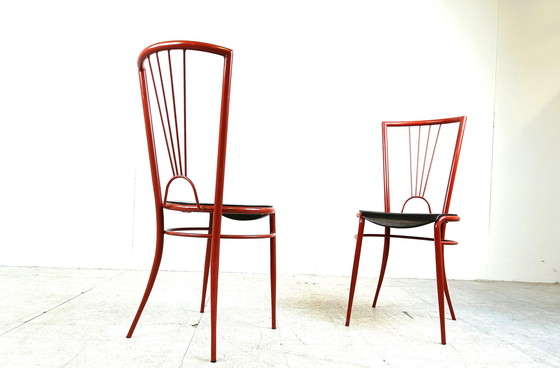 Image 1 of 4x Post modern dining chairs