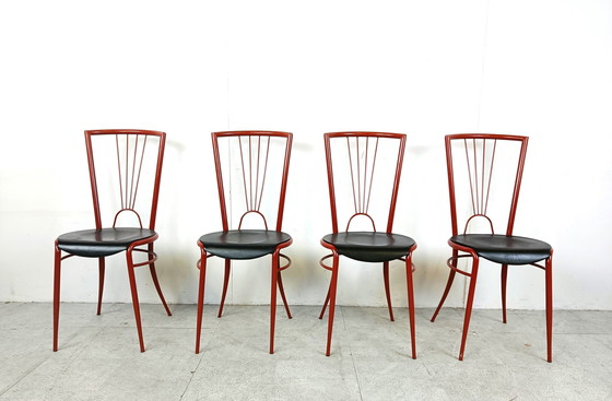 Image 1 of 4x Post modern dining chairs