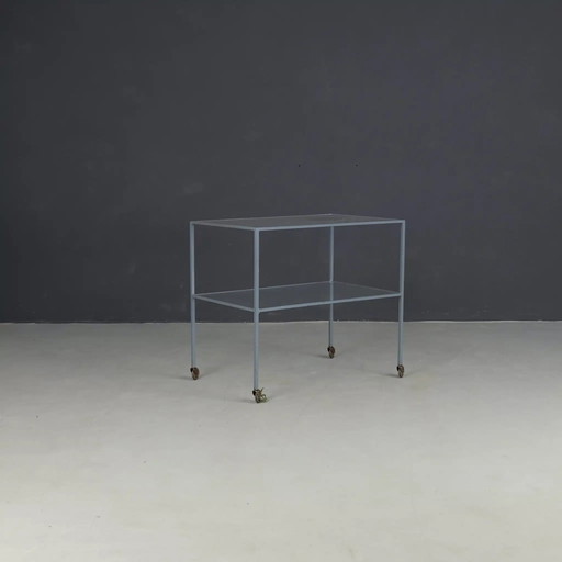 Artimeta steel serving trolley by Franco Campo & Carlo Graffi