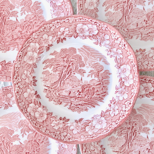 Woodland Wedgwood English plates