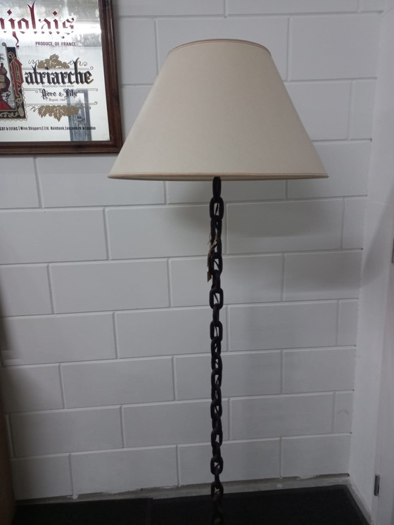 Image 1 of Vintage Chain Lamp Brutalist Style Years 50-60