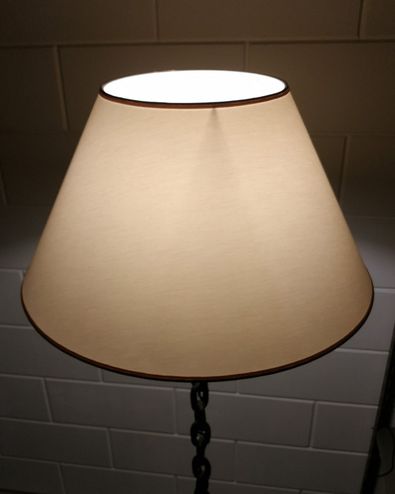 Image 1 of Vintage Chain Lamp Brutalist Style Years 50-60