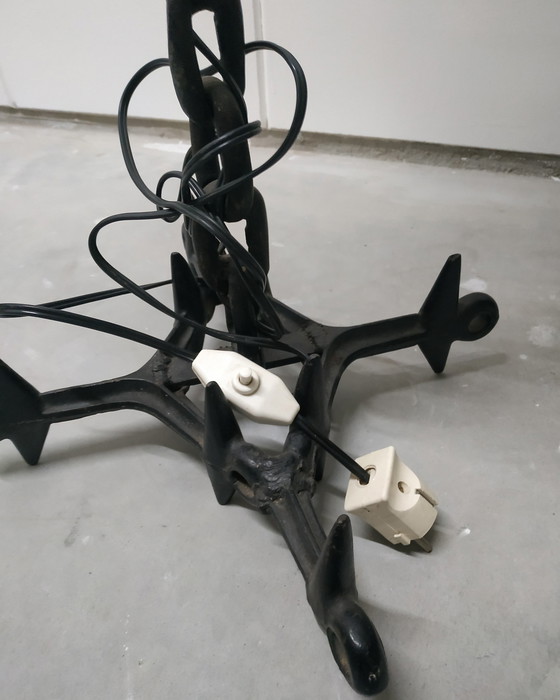 Image 1 of Vintage Chain Lamp Brutalist Style Years 50-60