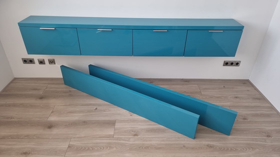 Image 1 of Cappellini hanging sideboard turquoise