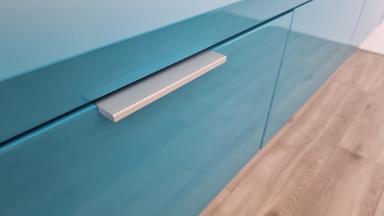 Image 1 of Cappellini hanging sideboard turquoise