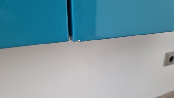 Image 1 of Cappellini hanging sideboard turquoise