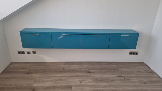 Image 1 of Cappellini hanging sideboard turquoise