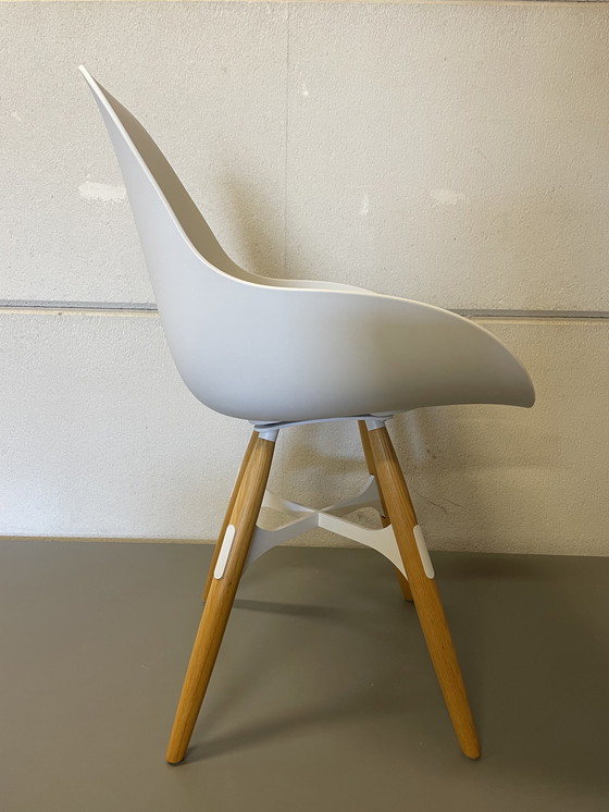 Image 1 of 2x chaise Kubikoff dimple blanc