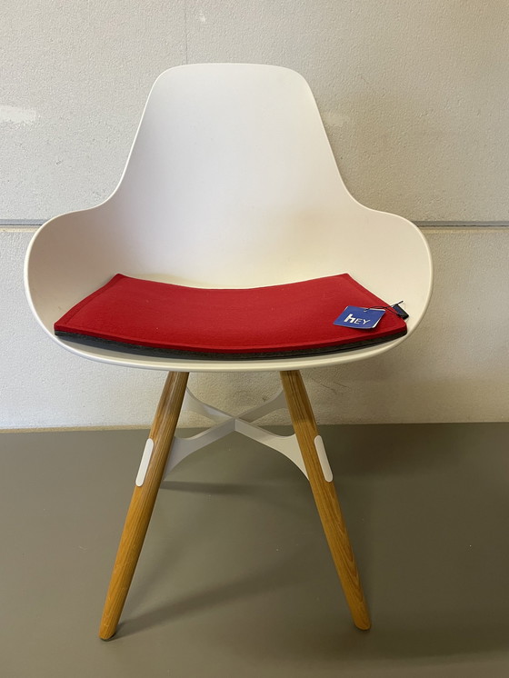 Image 1 of 2x chaise Kubikoff dimple blanc