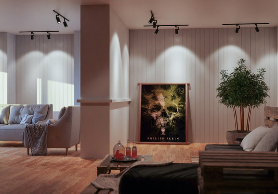 Image 1 of Lux Aeterna X Philipp Plein - Xxl Acrylic Glass 200X130Cm (Ori, 1983)