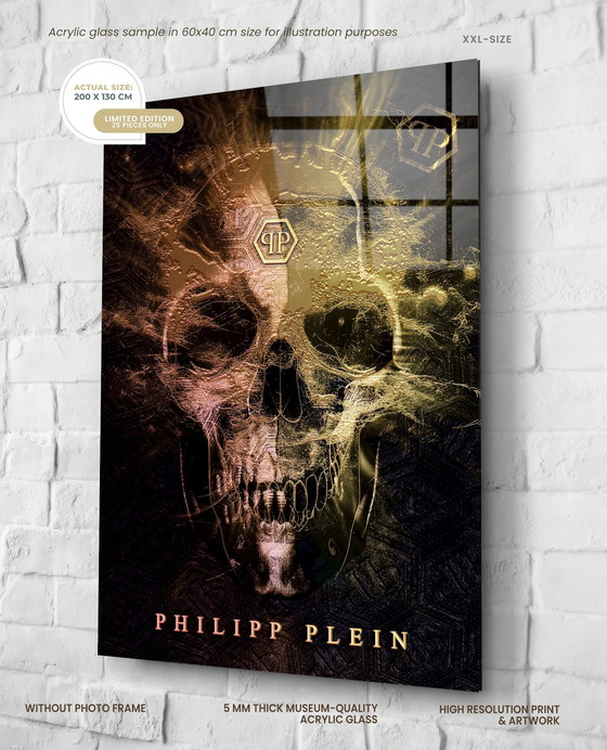Image 1 of Lux Aeterna X Philipp Plein - Xxl Acrylic Glass 200X130Cm (Ori, 1983)