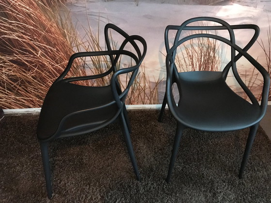 Image 1 of 2x Kartell Masters Chair By Philippe Starck