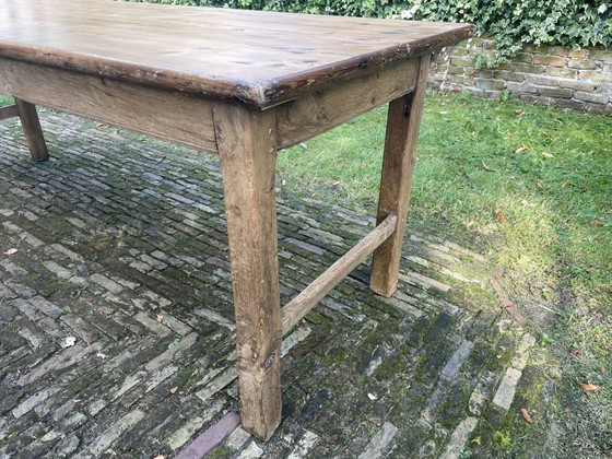 Image 1 of Farmers Table Dining Table Living Table French Antique