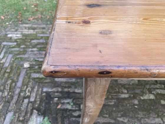 Image 1 of Farmers Table Dining Table Living Table French Antique