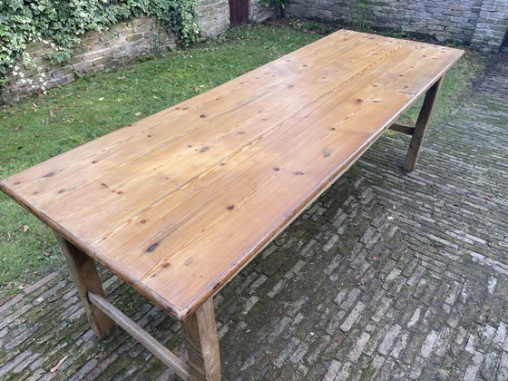 Image 1 of Farmers Table Dining Table Living Table French Antique