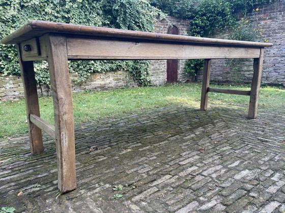 Image 1 of Farmers Table Dining Table Living Table French Antique