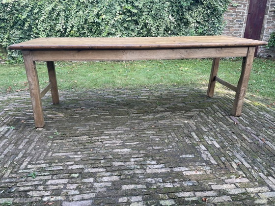 Image 1 of Farmers Table Dining Table Living Table French Antique