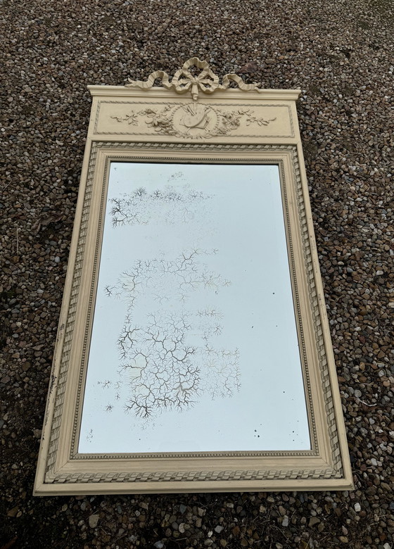 Image 1 of Antique Trumeau Mirror Louis Xvi Style