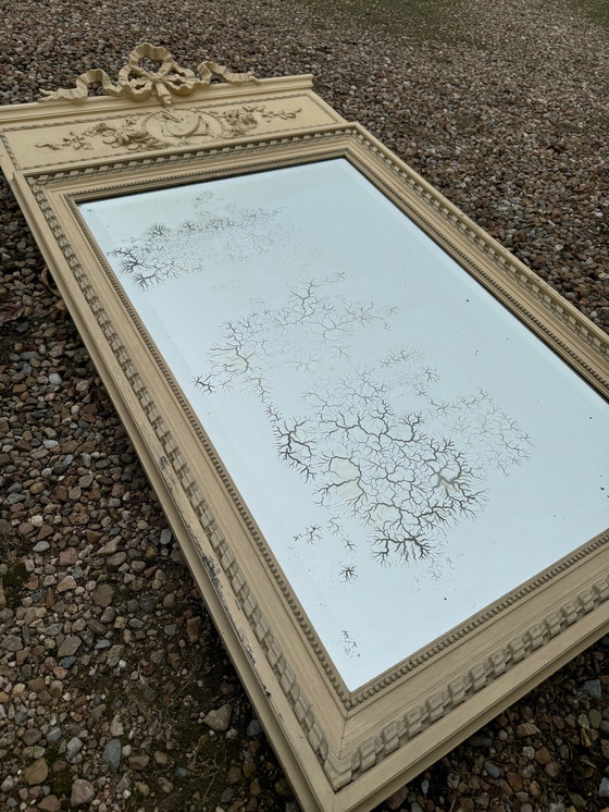 Image 1 of Antique Trumeau Mirror Louis Xvi Style