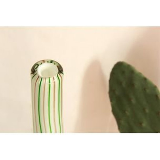 Image 1 of Vintage Lollipop Murano Vase Italy 1970s