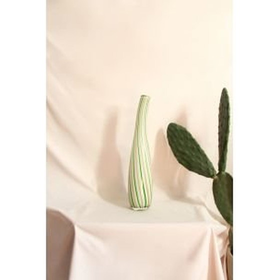 Image 1 of Vintage Lollipop Murano Vase Italy 1970s