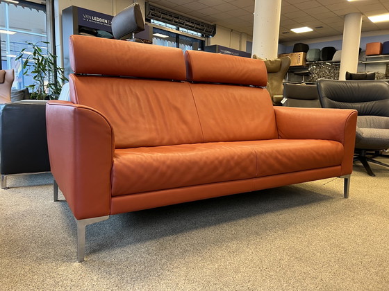 Image 1 of Jori Balance Sofa Cuir Terracotta