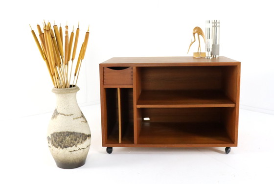 Image 1 of Carrello porta dischi di design danese 'Tasinge' Vintage