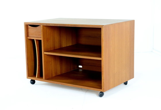 Image 1 of Carrello porta dischi di design danese 'Tasinge' Vintage