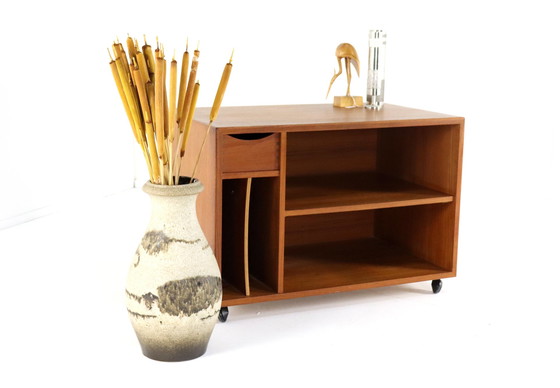 Image 1 of Carrello porta dischi di design danese 'Tasinge' Vintage