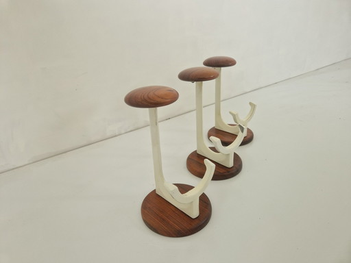 Schönbuch rosewood space age coat hooks