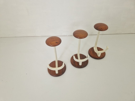 Schönbuch rosewood space age coat hooks