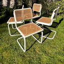 4x sedia da pranzo vintage