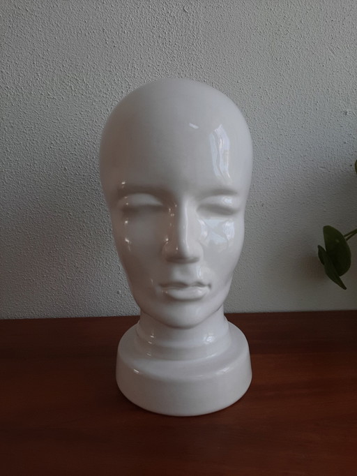 West Germany Vintage Ceramic White Head 701