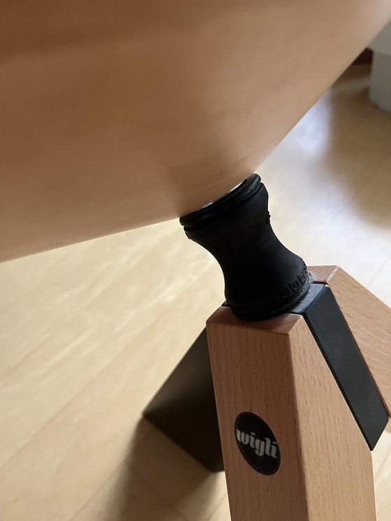 Image 1 of Wigli Ergodynamic Wobble Stool Beech Wood