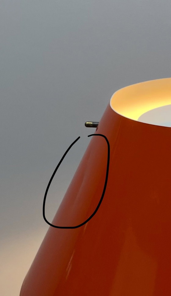 Image 1 of Rare Hans Agne Jakobsson Table Lamp B 75/L For Ab Markaryd 1970