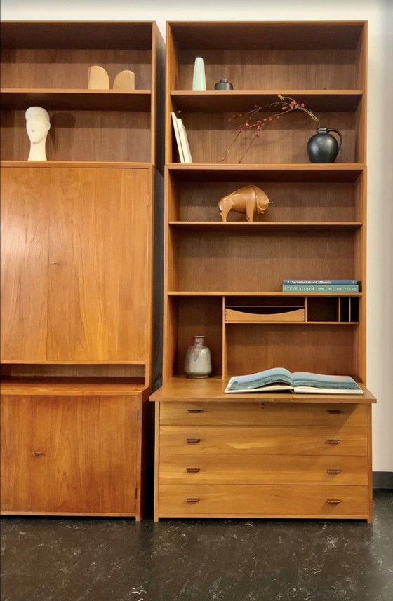 Image 1 of Hans J. Wegner RY-16 module shelf cabinet chest of drawers