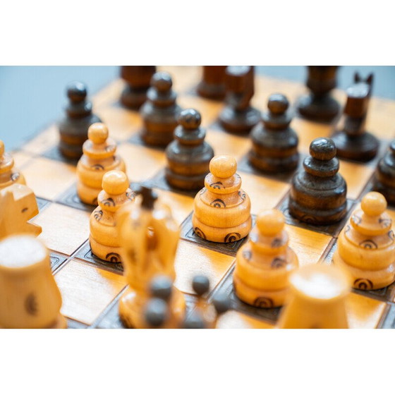 Image 1 of Scacchiera in legno d'epoca, Italia 1960