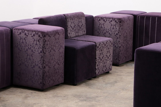 Image 1 of Johanson Velvet Modular Set - Perfect for Hotel or Waiting Room